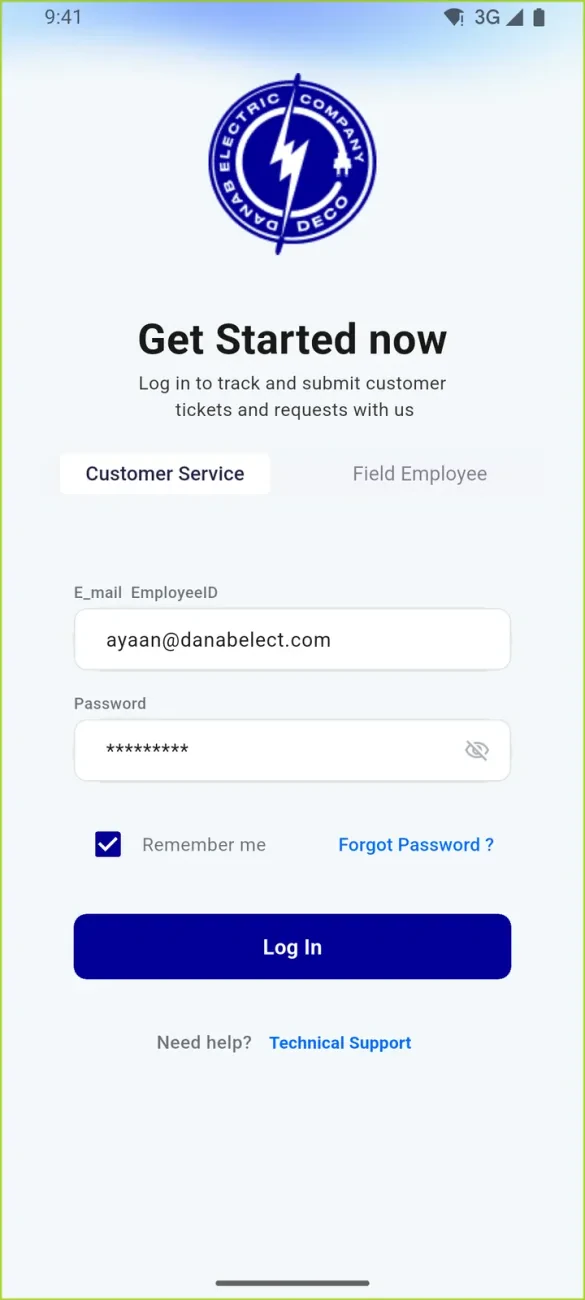 DANAB Customer Care — Screen 14
